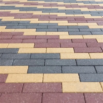 Dot-Pattern Concrete Floor Tiles